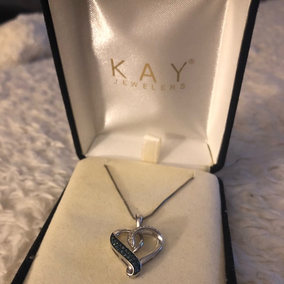 Kay Jewelers Jewelry - Kay Sapphire & Diamond Necklace